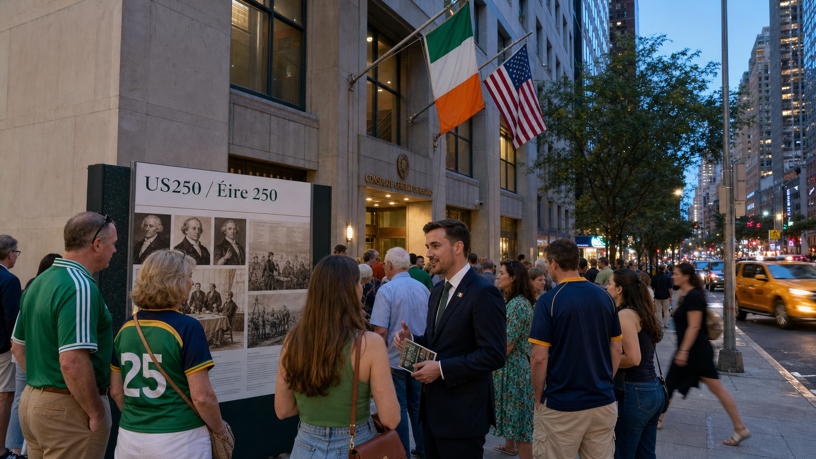 Irish Diaspora Takes Centre Stage in US250 Celebrations as Missions Highlight Historic Contribution