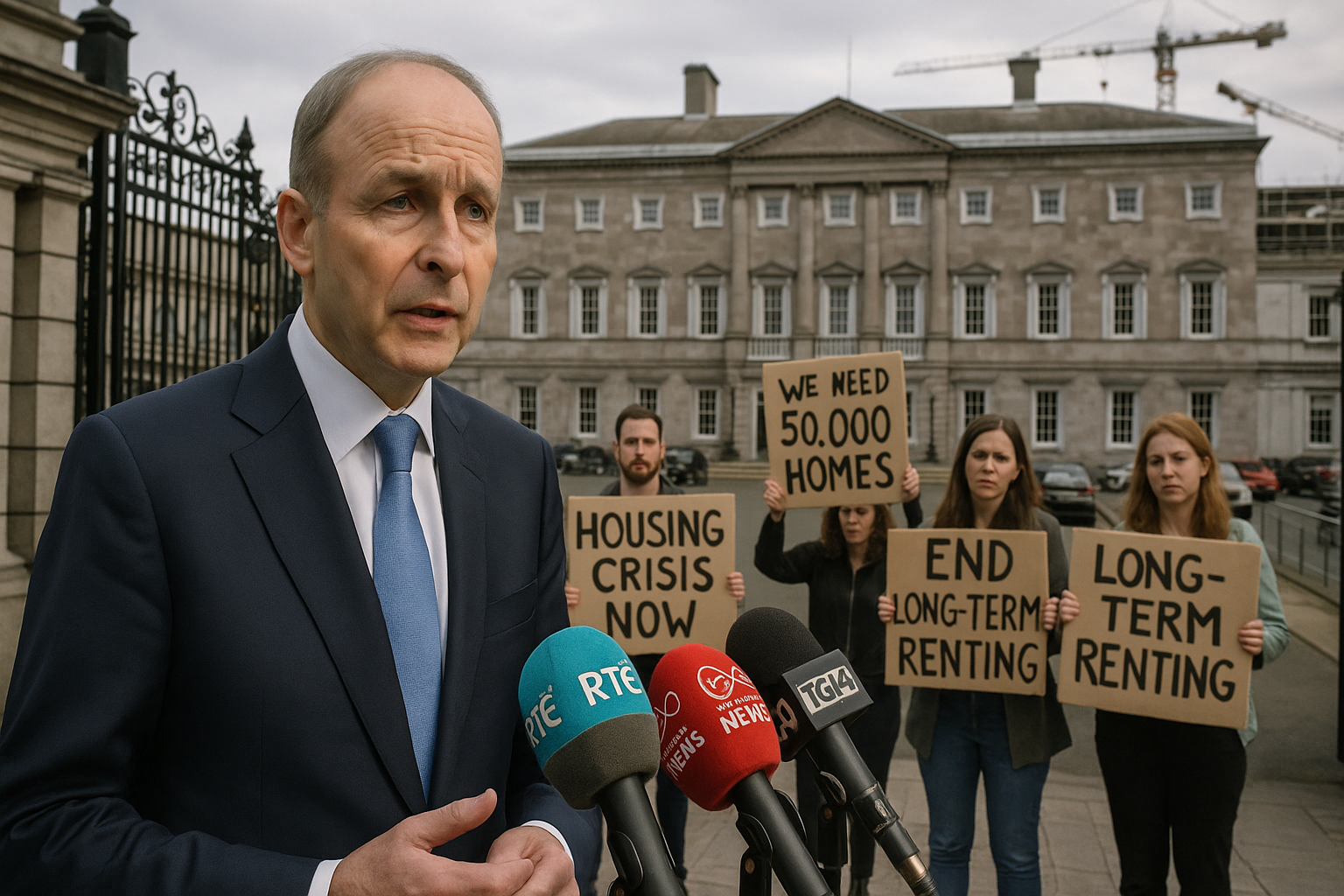 Irish Housing Crisis Remains 'Hard Slog' as Government Misses Targets