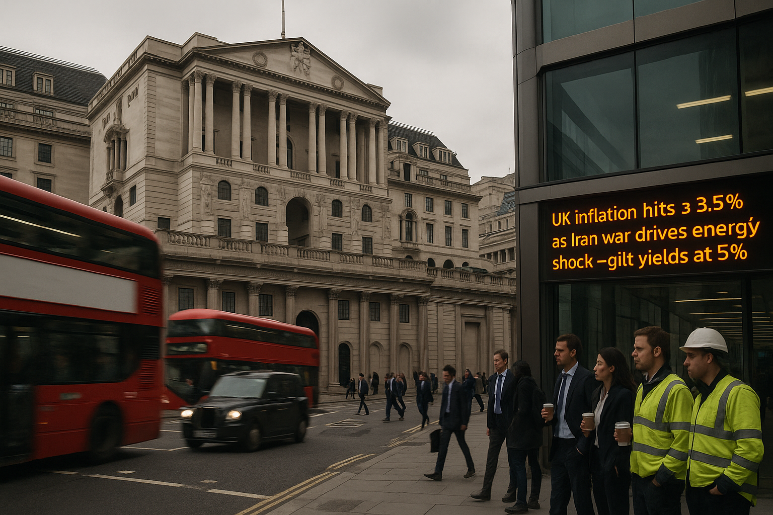 UK Inflation Surges to 3.5% as Iran War Triggers Energy Shock