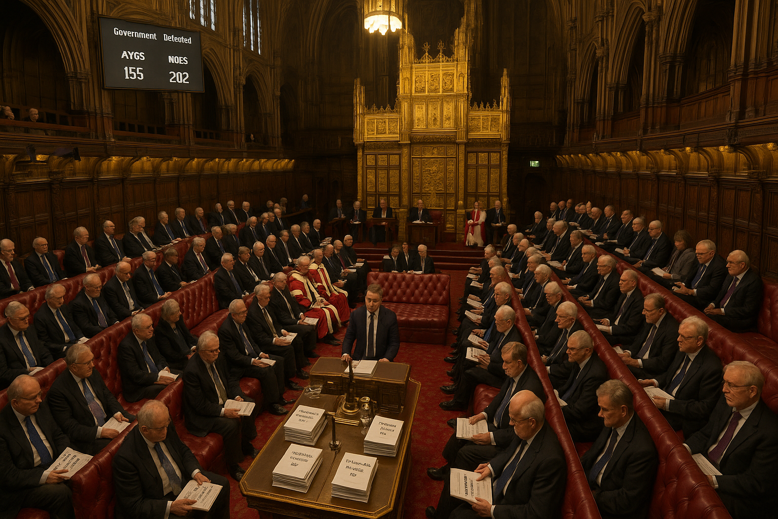 Government Suffers Double Defeat in Lords Over Crime and Policing Bill