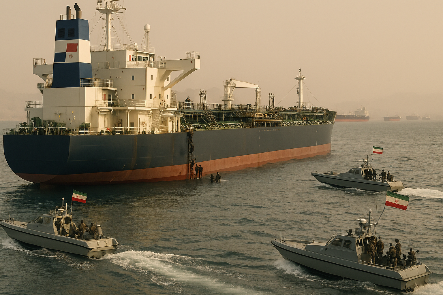 Iran Seizes Cargo Ships in Strait of Hormuz as US Warns of Six-Month Mine Clearance