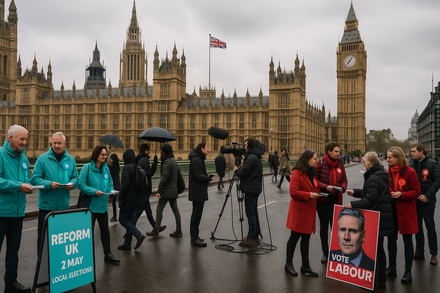 Reform UK Poised for Local Election Gains as Starmer Crisis Deepens Labour's Woes