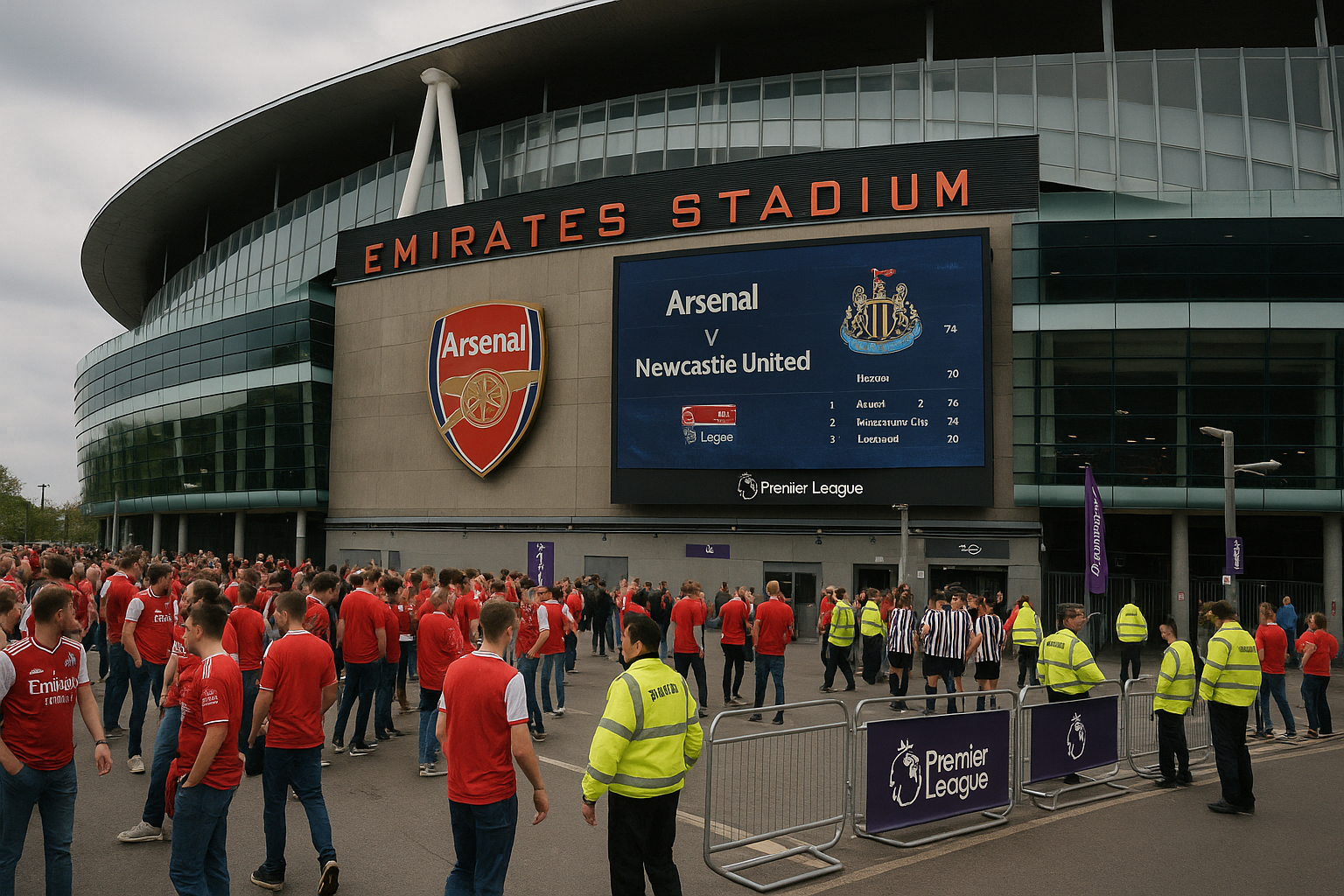 Premier League Title Race: Arsenal and Manchester City Level on Points with Five Games to Go