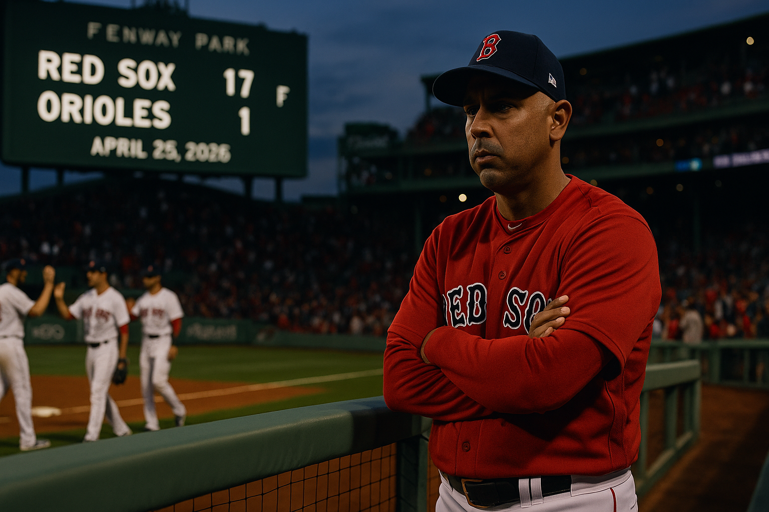 Red Sox Shock Baseball World by Firing Manager Alex Cora Hours After 17-1 Blowout Win