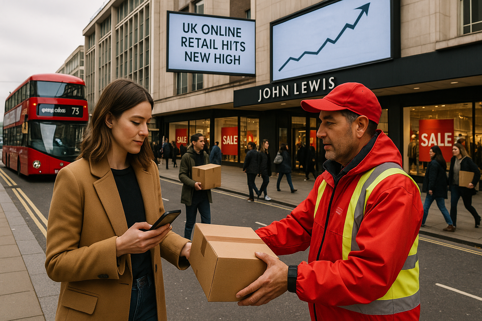 UK Online Retail Hits Highest Level Since 2022 as Shoppers Shift Habits