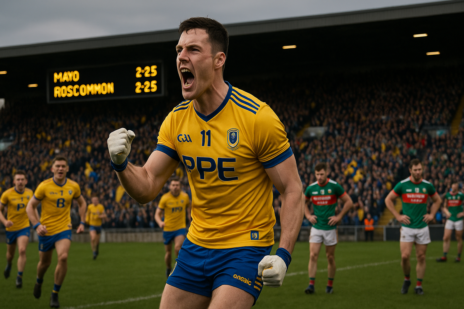 Roscommon Stun Mayo to Reach Connacht Football Final Against Galway