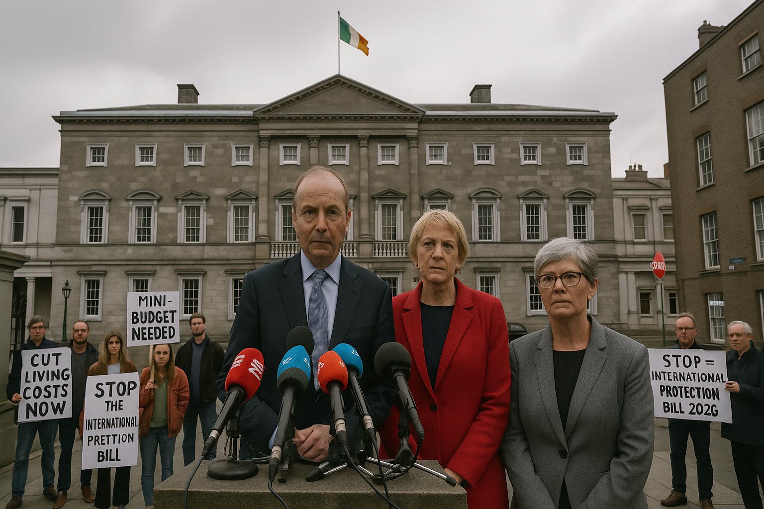Irish Government Under Fire Over Cost-of-Living Crisis and Controversial Immigration Bill