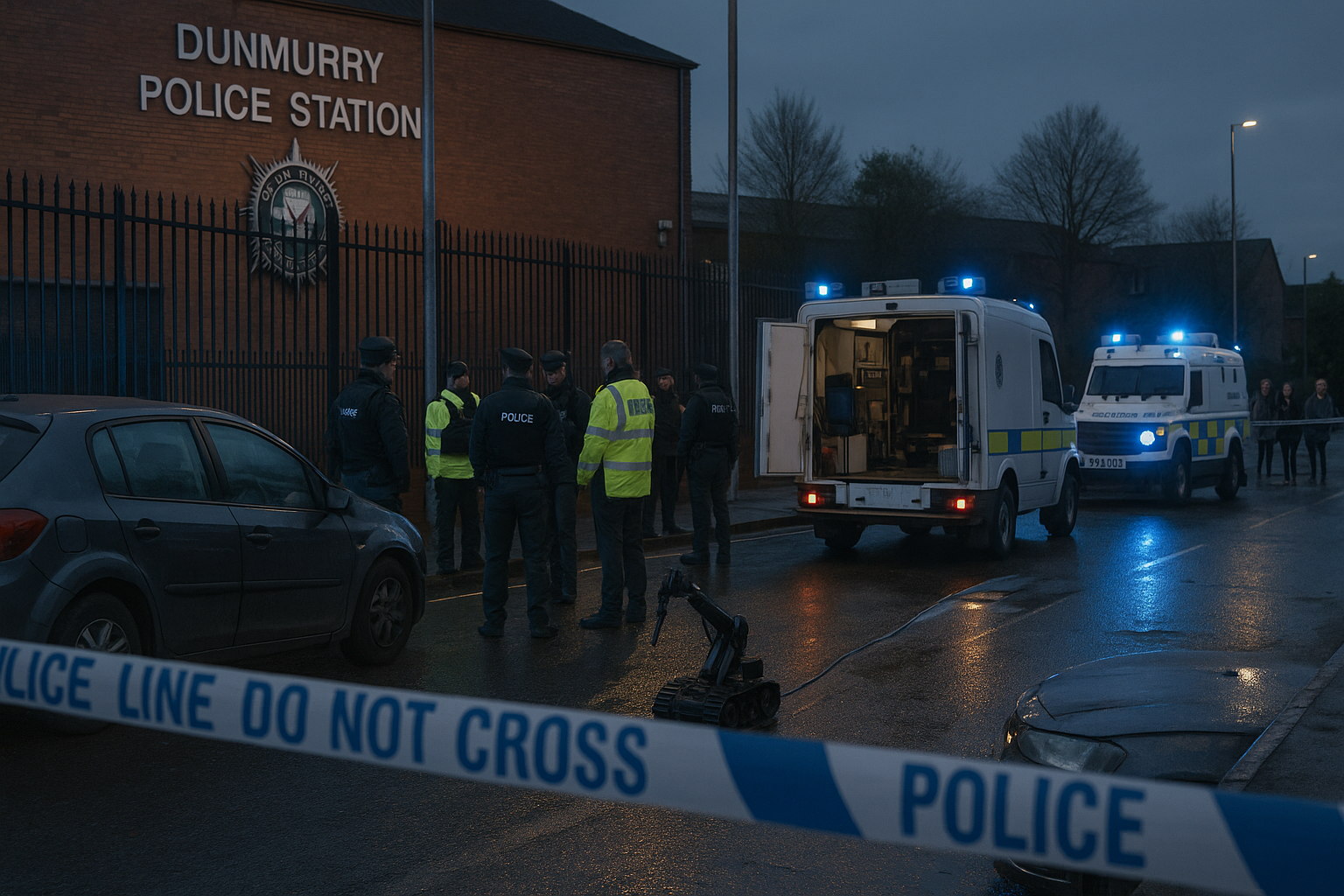 New IRA Blamed for Dunmurry Car Bomb as Northern Ireland Security Alert Intensifies