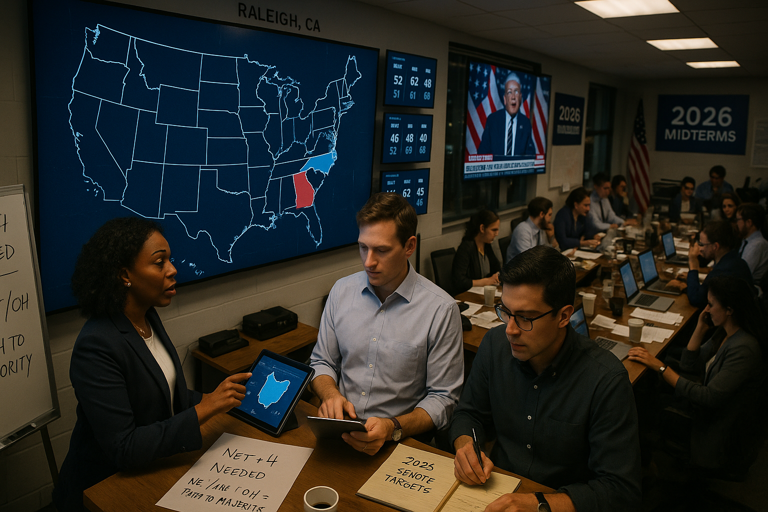 2026 Senate Map Favors Democrats as North Carolina, Maine, and Ohio Emerge as Top Battlegrounds