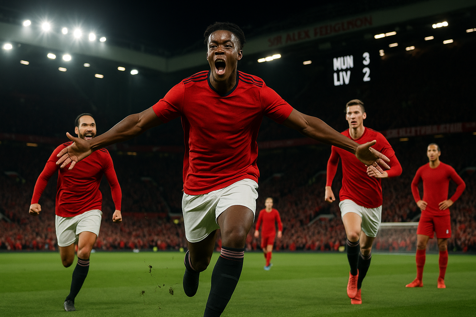 Manchester United Seal Champions League Place with Dramatic 3-2 Win Over Liverpool