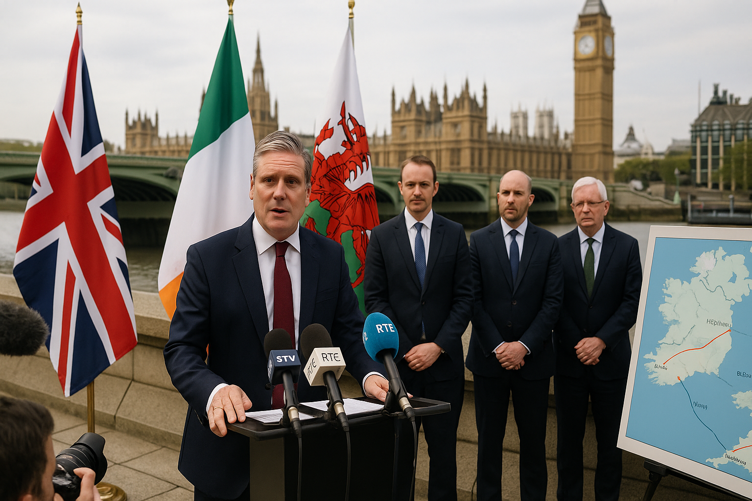 Ireland Commits £937 Million Investment in UK as Starmer Announces Cross-Border Energy Connectors