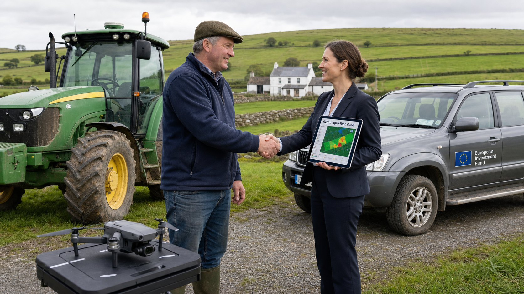 European Investment Fund Backs €25m Irish Agri-Tech Fund to Cut Farmers' Input Costs