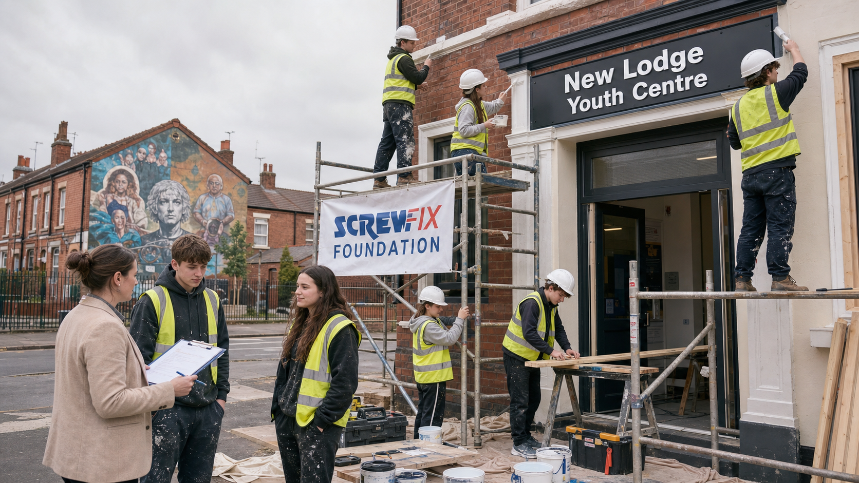 Belfast Youth Project Gives School Leavers Construction Skills and Qualifications in New Lodge and Ardoyne