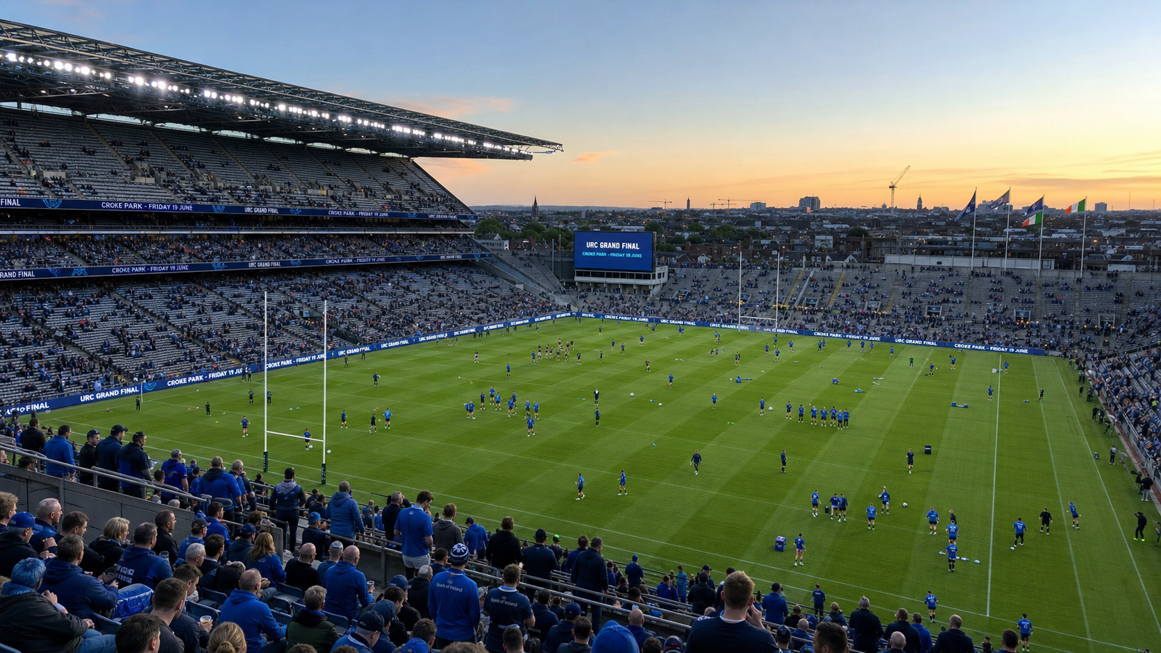 Leinster Face Bulls in Historic URC Grand Final at Croke Park on June 19 in First Friday Night Decider