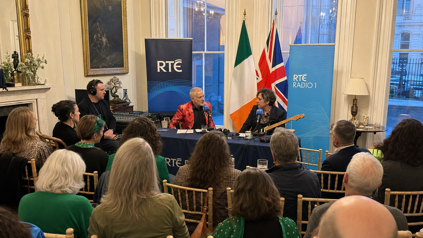RTÉ Broadcasts Live from London Irish Embassy to Celebrate Diaspora Cultural Ties in Centenary Year