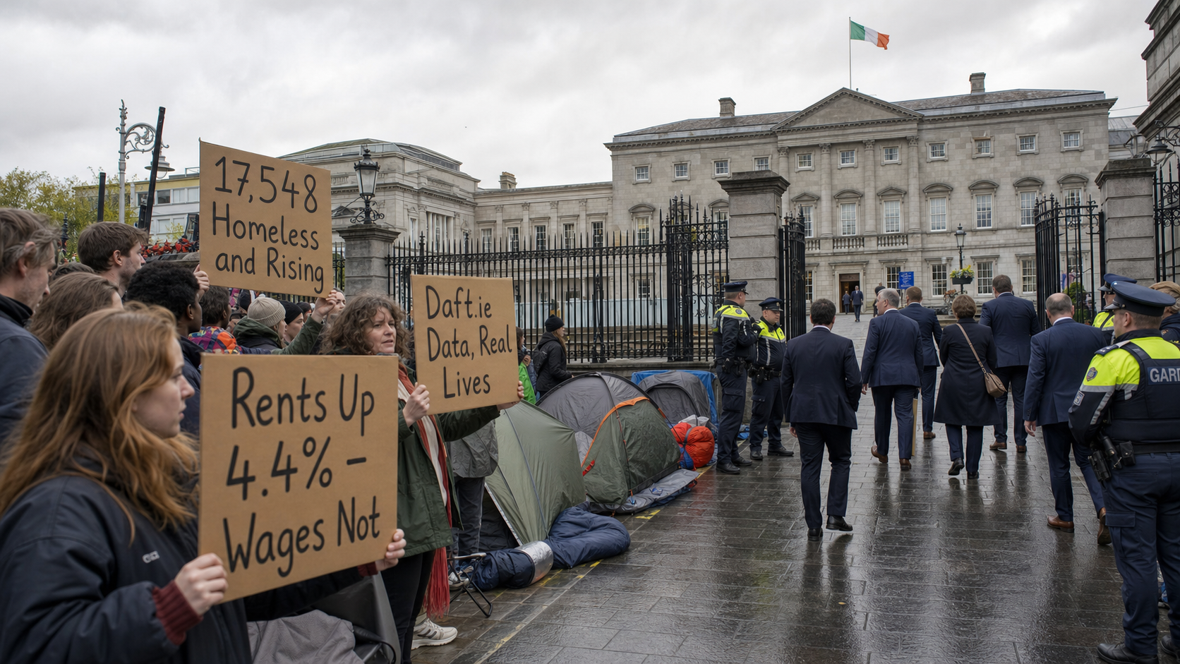 Dáil Debates Housing Crisis as Rents Hit Largest Quarterly Rise Since 2002 and Homelessness Reaches Record
