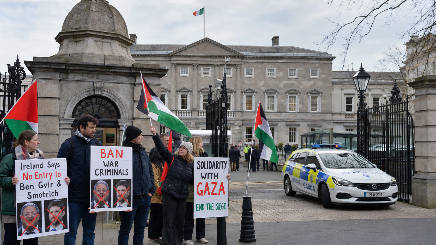 Ireland Bans Israeli Ministers Ben Gvir and Smotrich from Entering Country Over Gaza Conduct