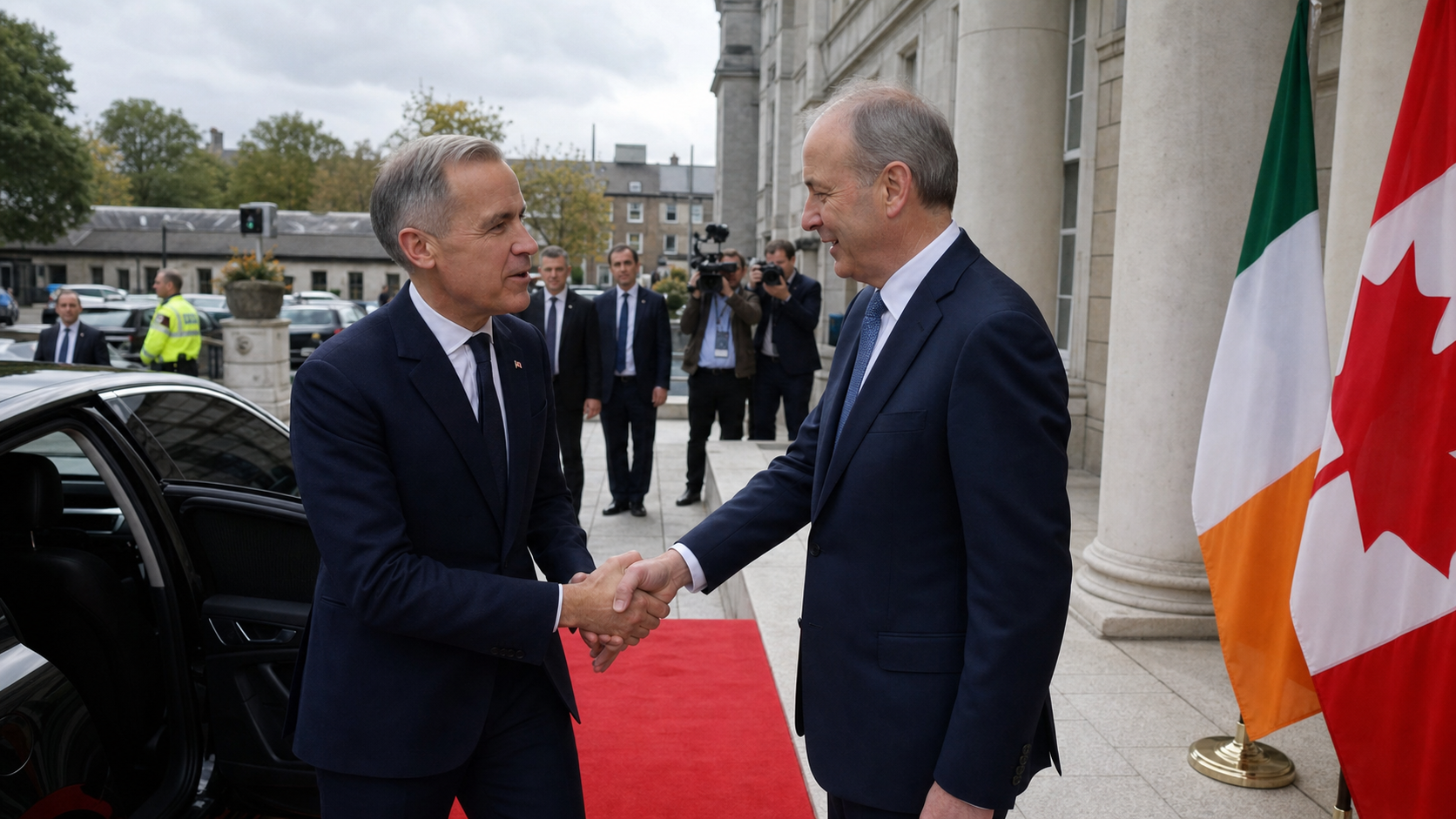 Canadian PM Mark Carney Arrives in Dublin for State Visit as Ireland and Canada Deepen Economic Ties