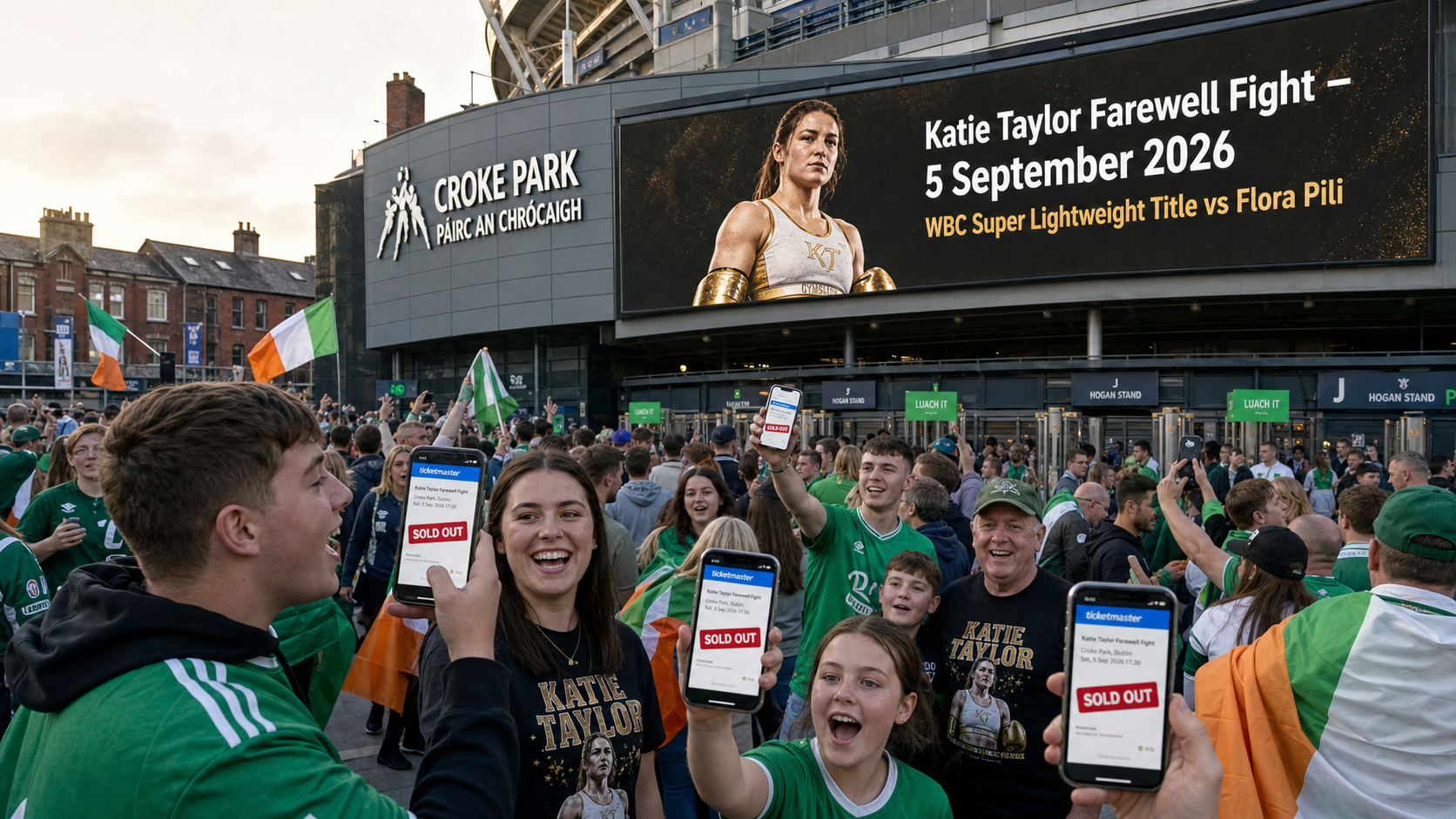 Katie Taylor's Croke Park Farewell Sells Out in 30 Minutes as 82,300 Tickets Snapped Up for September Showdown