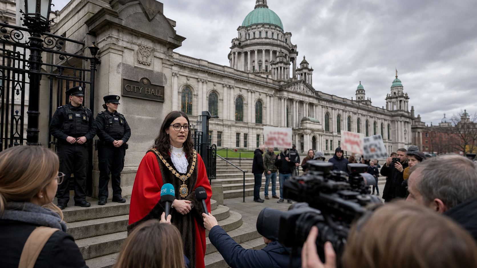 Belfast Lord Mayor Róis-Máire Donnelly Targeted with Threats as New City Hall Leadership Faces Hostile Reception