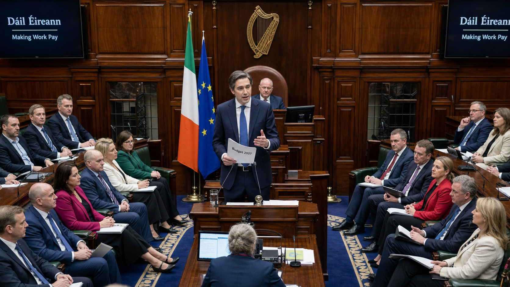 Simon Harris Signals Income Tax Threshold Rise in Budget 2027 as Government Targets 'Making Work Pay'