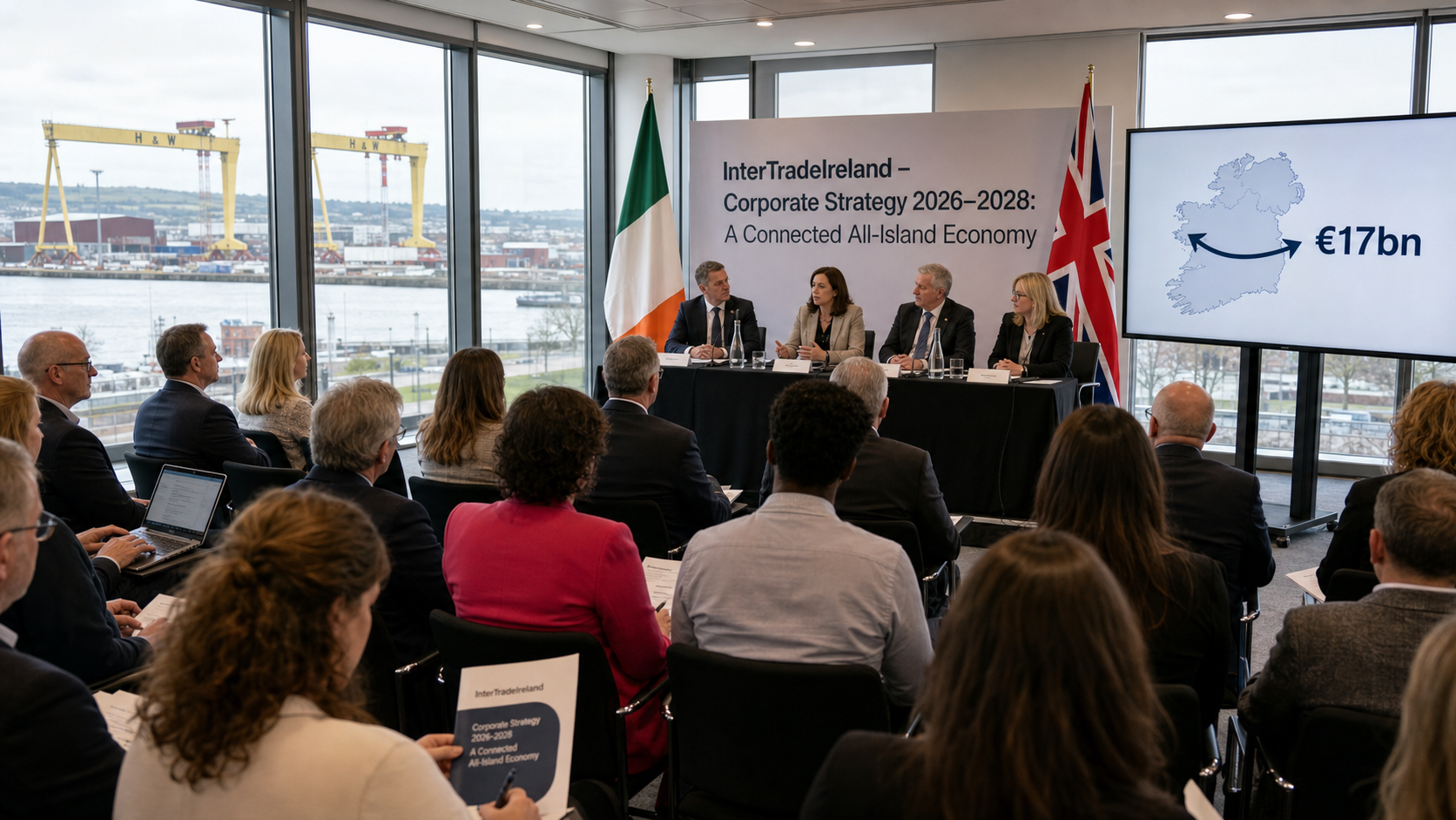 All-Island Trade Hits Record €17 Billion as InterTradeIreland Launches New Strategy for Connected Economy