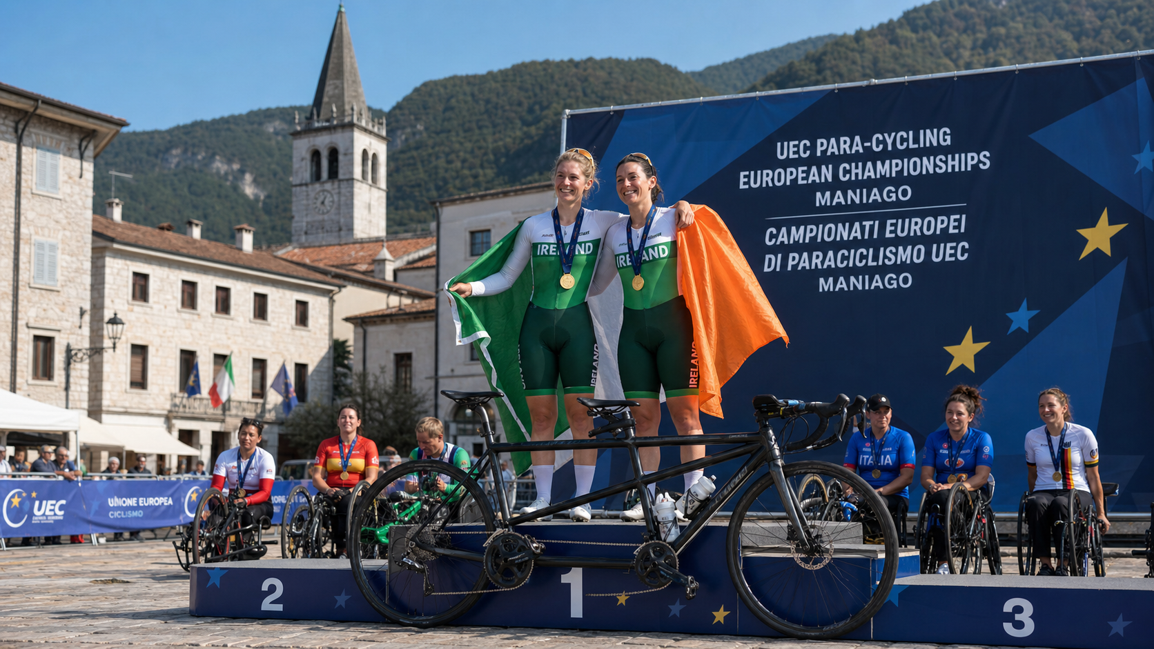 Dunlevy and Kelly Strike Gold at Para-Cycling Europeans in Maniago