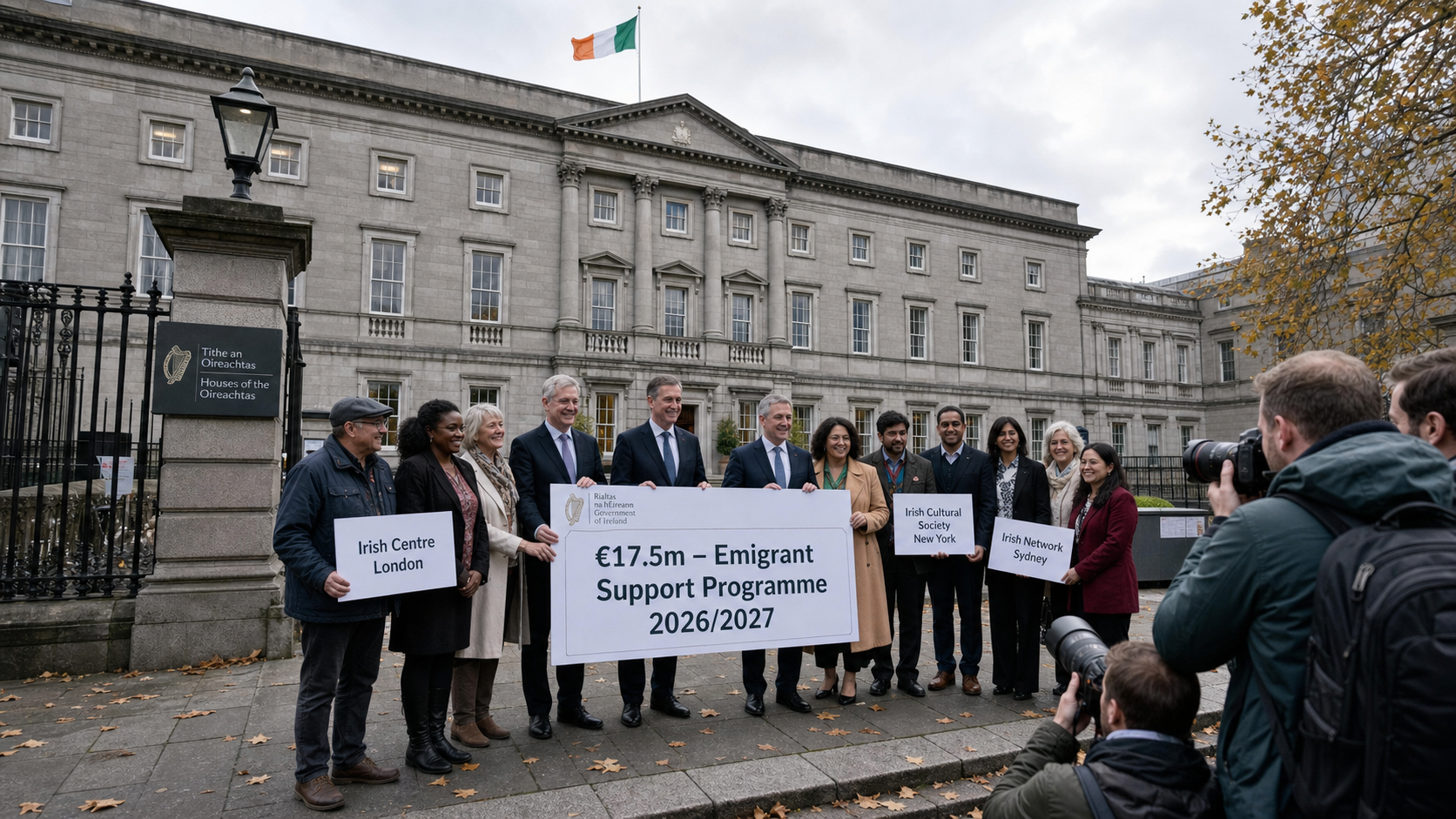 Irish Diaspora Support Reaches All-Time High with Record €17.5 Million Emigrant Support Programme Allocation
