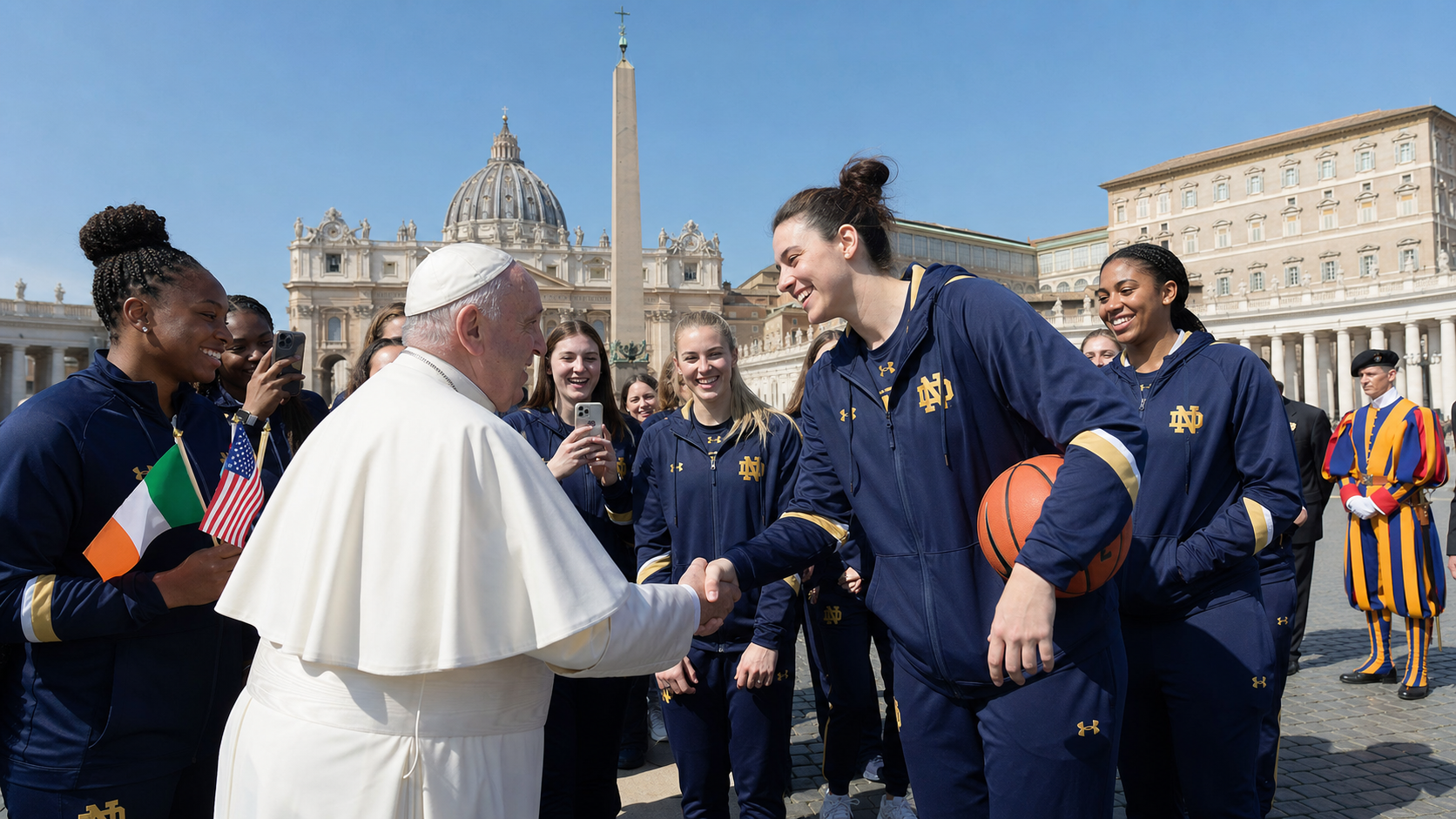 Notre Dame Women's Basketball Team to Meet Pope in Rome as Irish-American Sporting Ties with Vatican Endure
