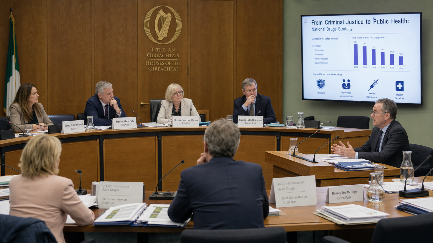 Oireachtas Drugs Committee Calls for Shift from Punishment to Public Health in Drug Policy