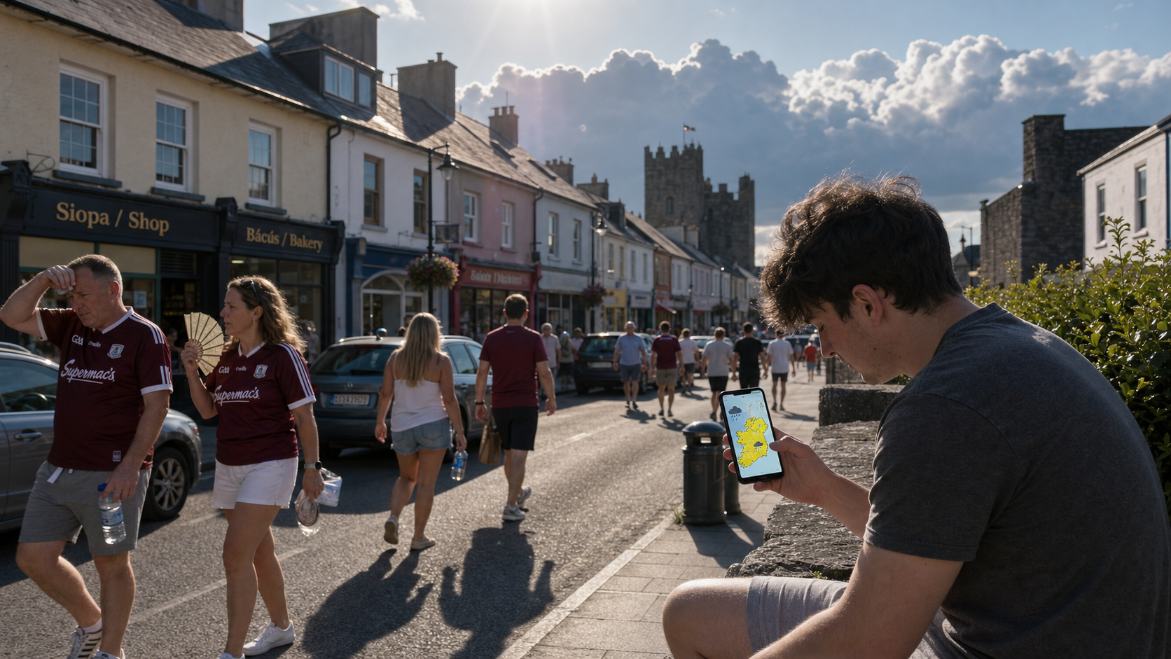 Ireland Records Provisional 32.1°C in Athenry as Thunderstorm Warnings Cover 16 Counties