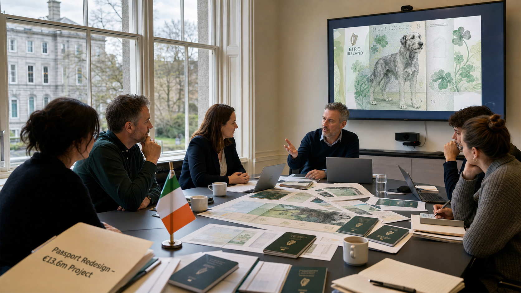 Ireland's New Passport Design Advances with Wolfhounds and Shamrocks as Public Choices in €13.6m Redesign