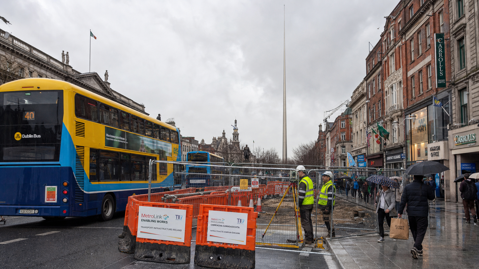 Dublin MetroLink Enabling Works to Begin by Year-End as €15 Billion Contracts Go to Tender