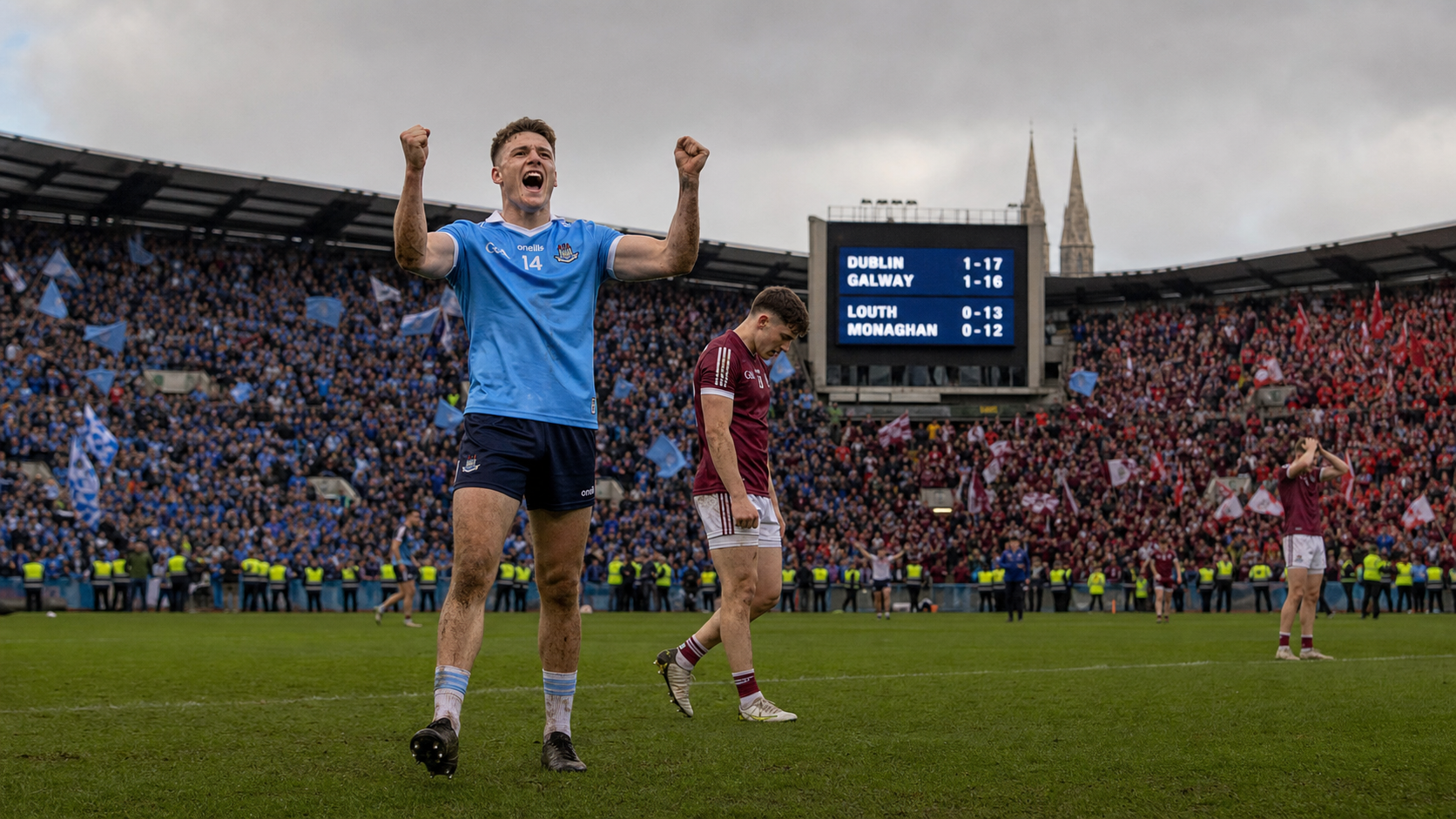 Dublin Edge Galway in Tense All-Ireland SFC Quarter-Final as Louth Stun Monaghan at Croke Park