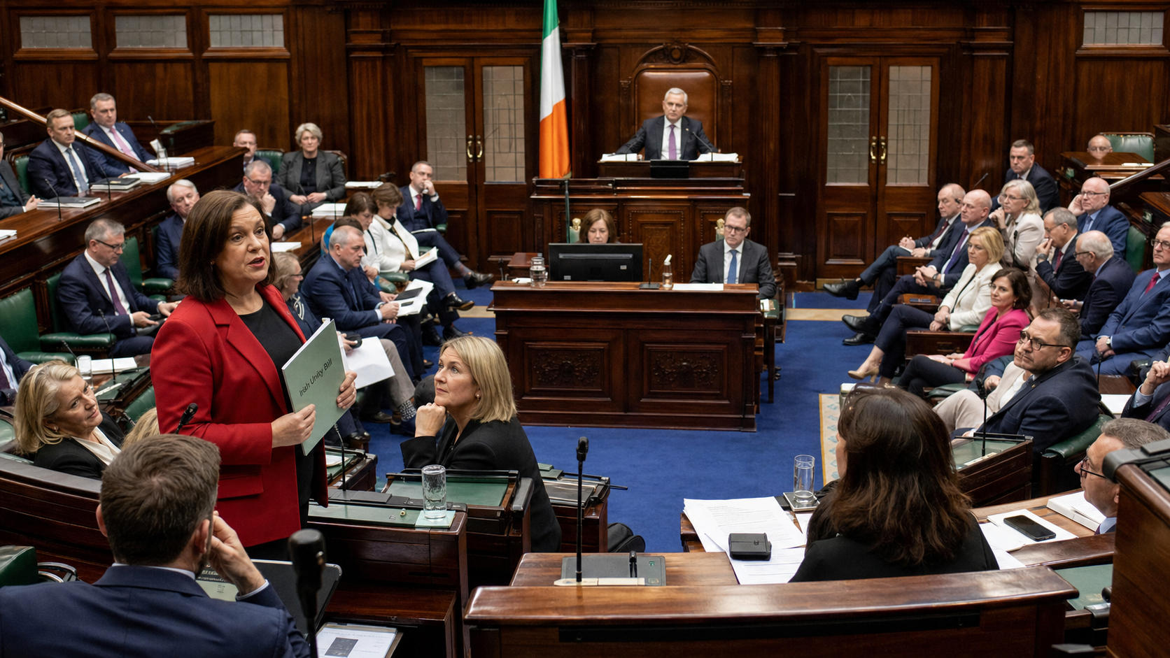 Sinn Féin Brings Irish Unity Bill to Dáil as Mary Lou McDonald Demands Citizens' Assembly on Reunification