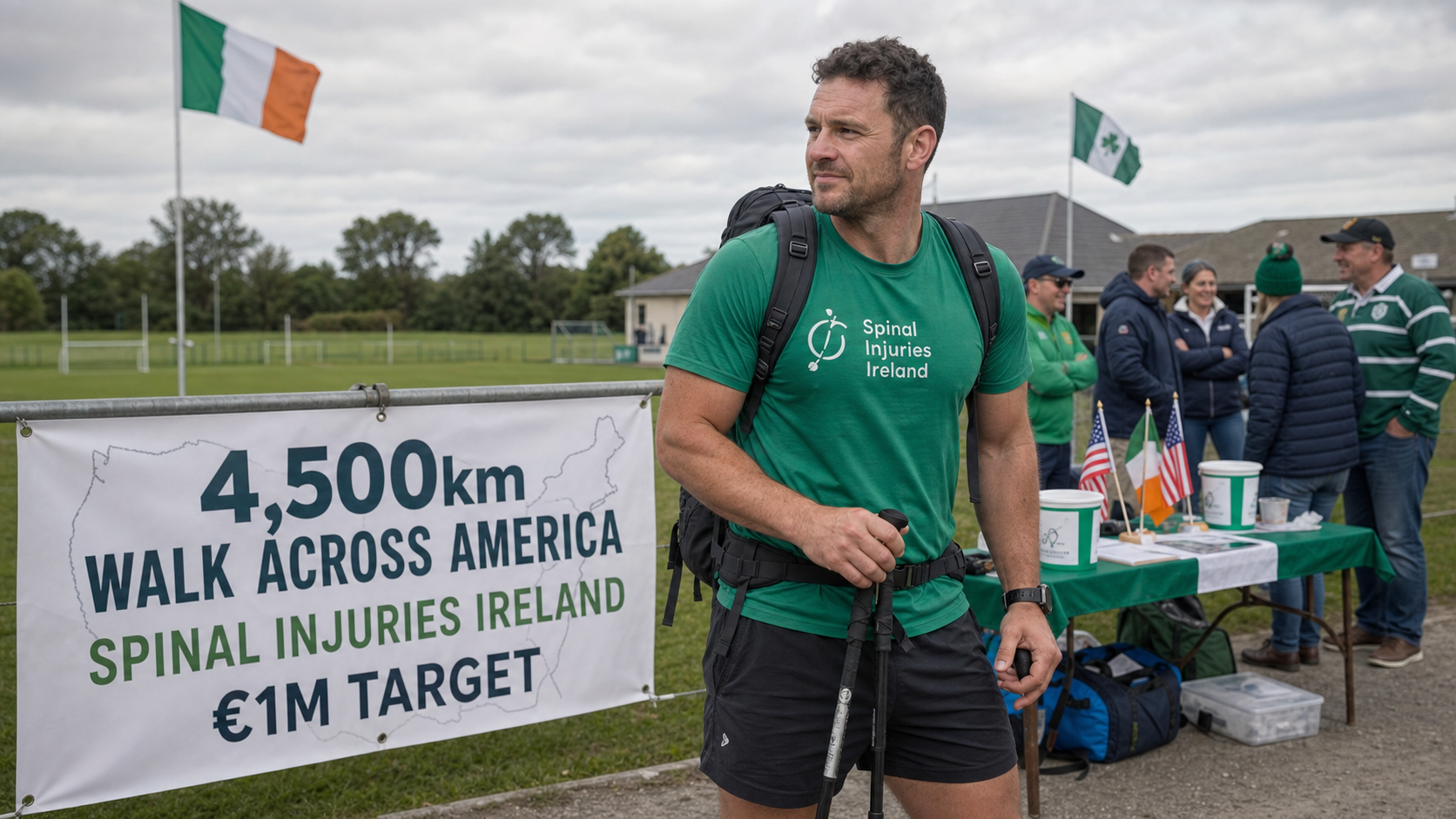 Former Rugby Player Fergus Farrell Plans 4,500km Walk Across America for Spinal Injuries Ireland as Diaspora Fears US Immigration Crackdown