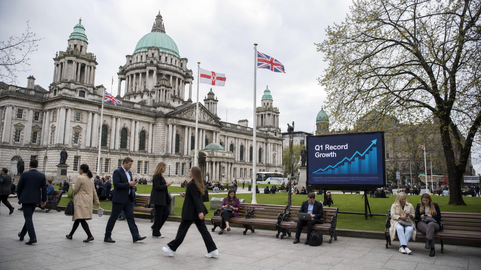 Northern Ireland Economy Hits All-Time High as Q1 Growth Reaches Record Index