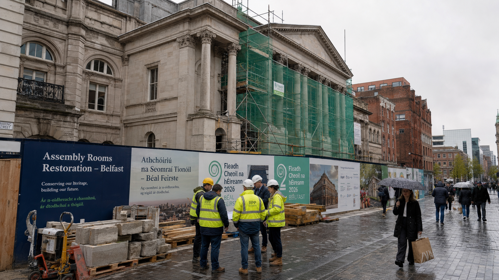 Restoration of Belfast's Historic Assembly Rooms Begins Ahead of Fleadh Cheoil