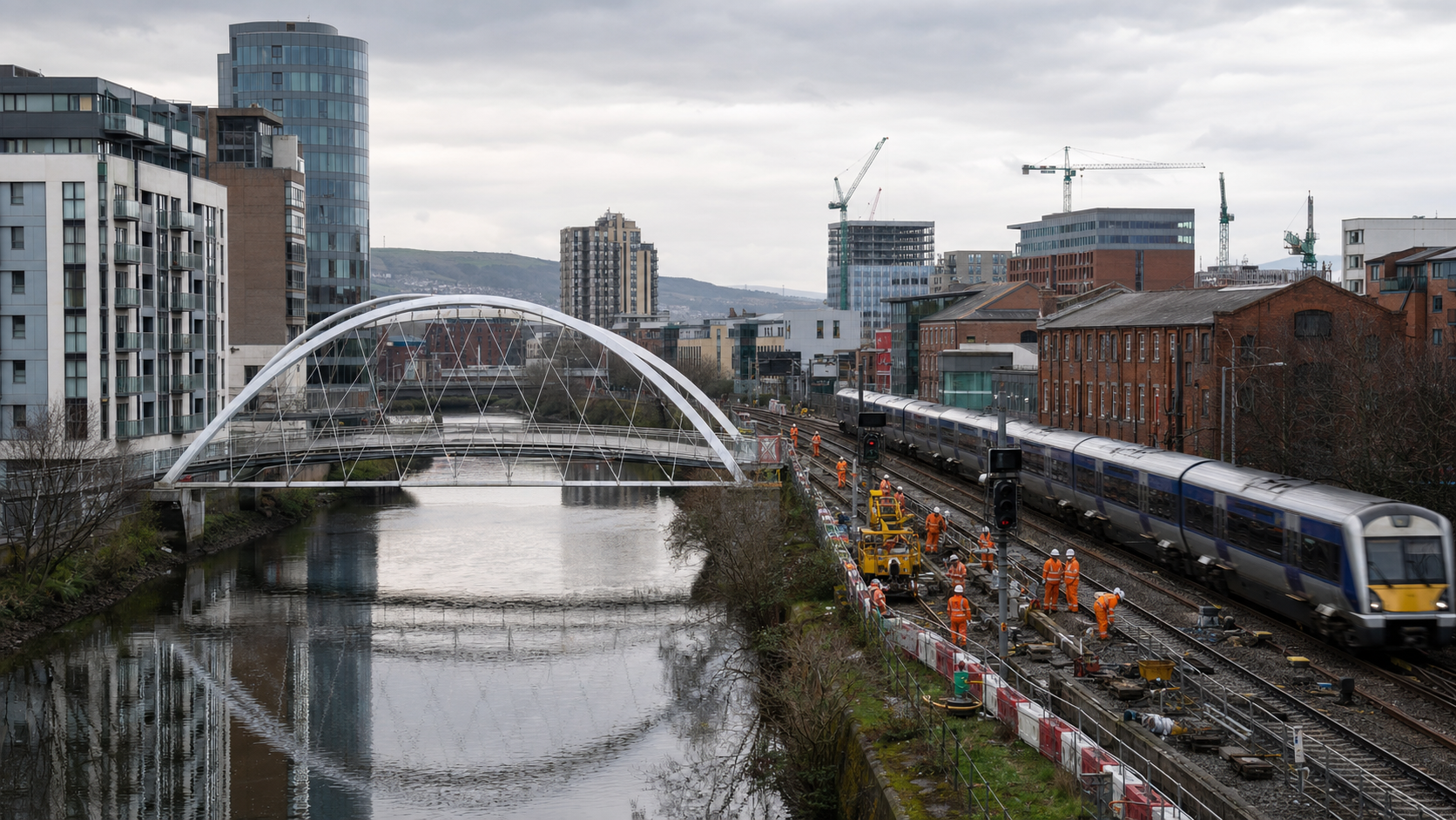 Translink Advances Belfast Track Renewal as All-Island Rail Review Plots New Lines to Airport and Derry