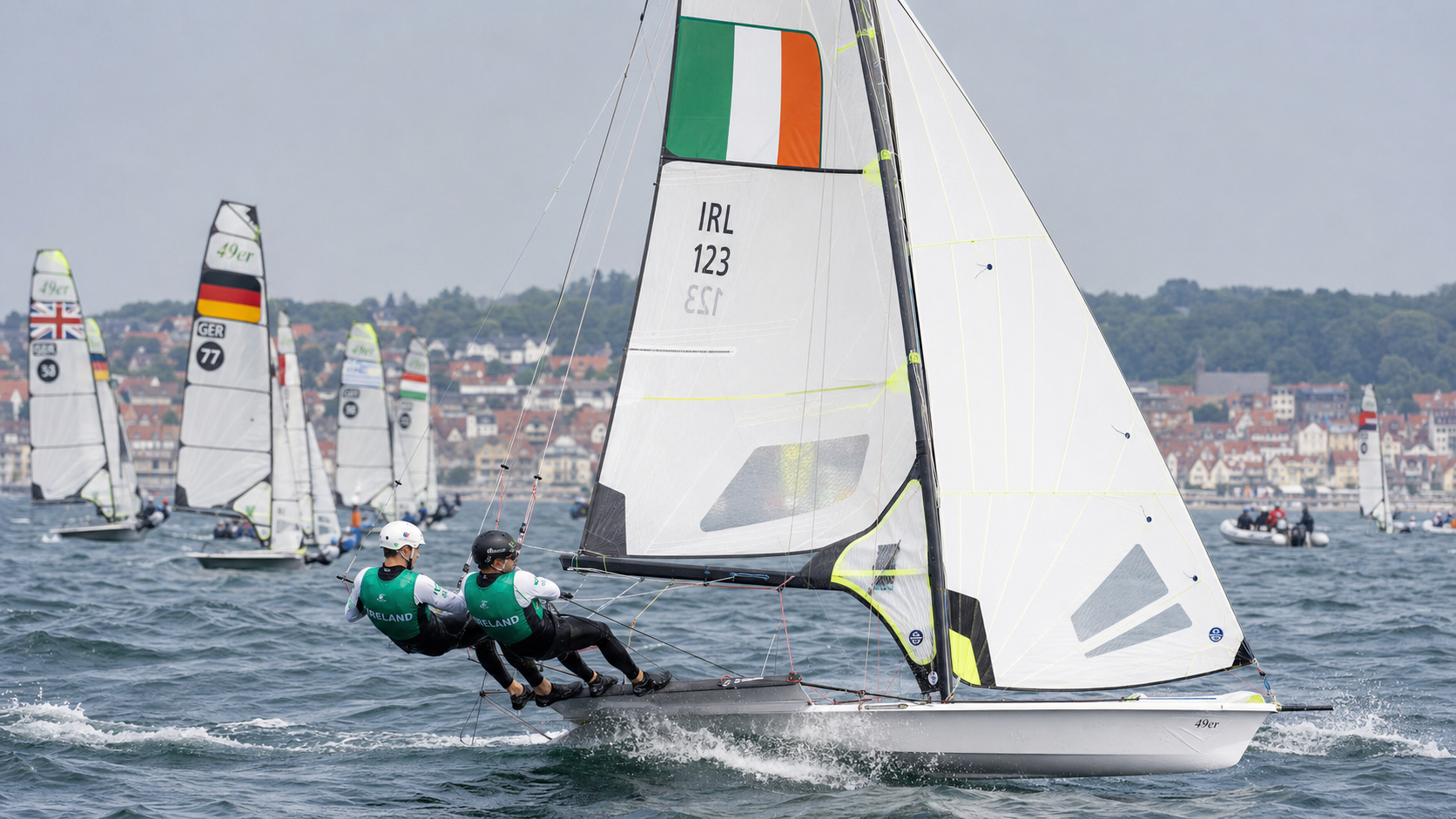 Dickson and Waddilove Finish Eighth at 49er European Championships in Strong Olympic Cycle Performance