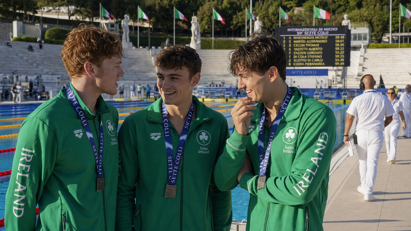Walshe, McSharry and Wiffen Deliver Triple Medal Haul for Ireland at Sette Colli International in Rome