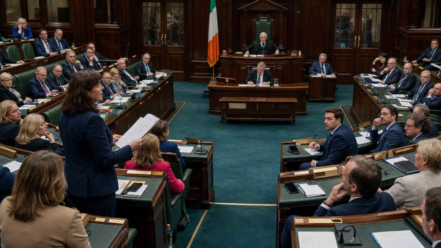Sinn Féin Tables Constitutional Change Bill as Fine Gael Plots Rival Unity Blueprint for November