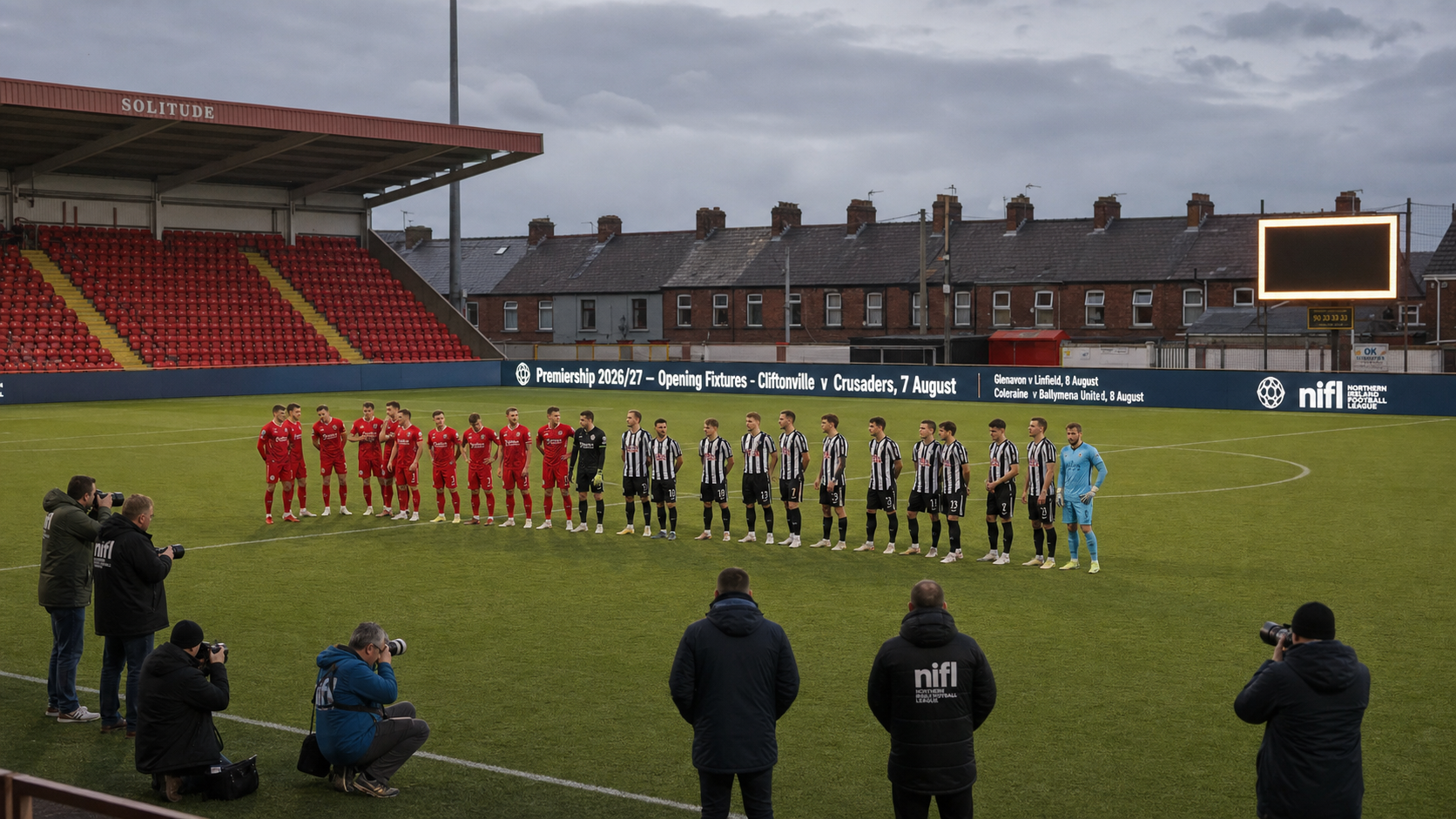NIFL Premiership Announces Opening Fixtures as Cliftonville Face Crusaders on August 7 Season Opener