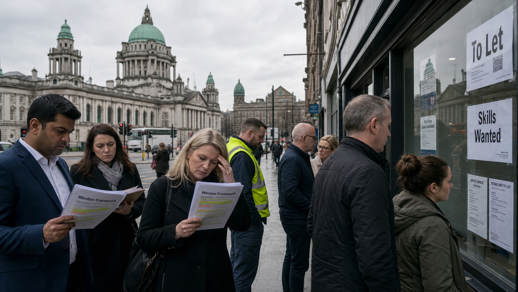 Northern Ireland Economy Faces Sub-1% Growth as Windsor Framework Burdens and Skills Shortages Bite