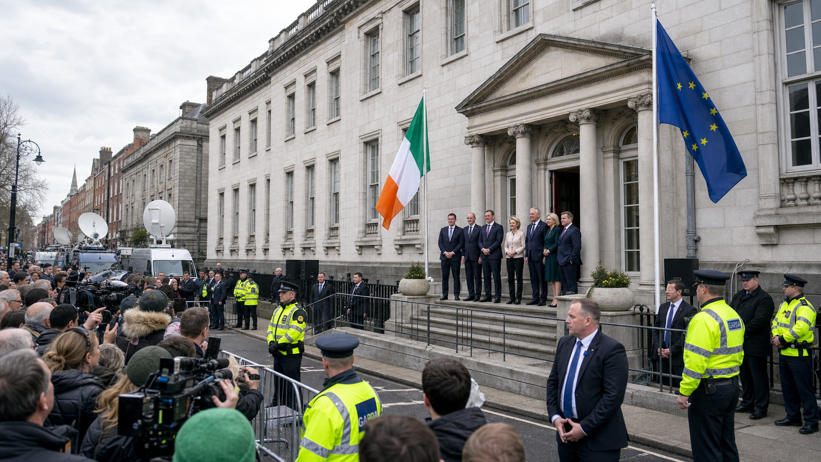 Ireland Takes the Helm of the EU Council Presidency Amid High-Profile Diplomatic Events and Major Security Operation
