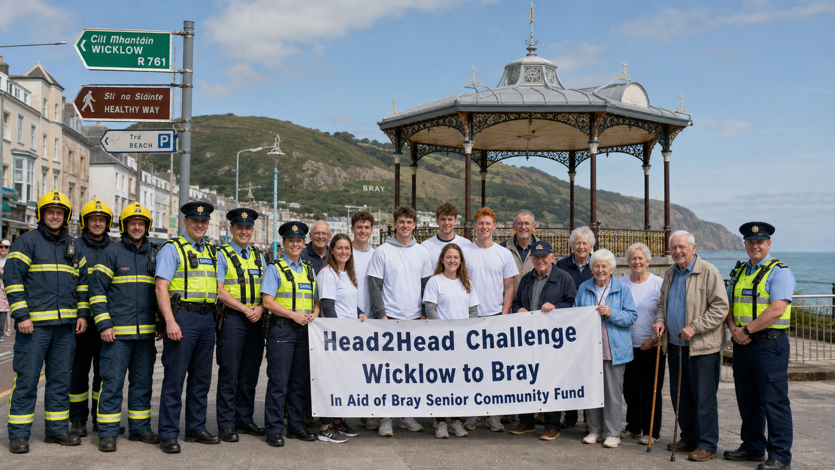Wicklow Community Leaders Launch Head2Head Challenge Walk to Raise Funds for Bray Senior Citizens