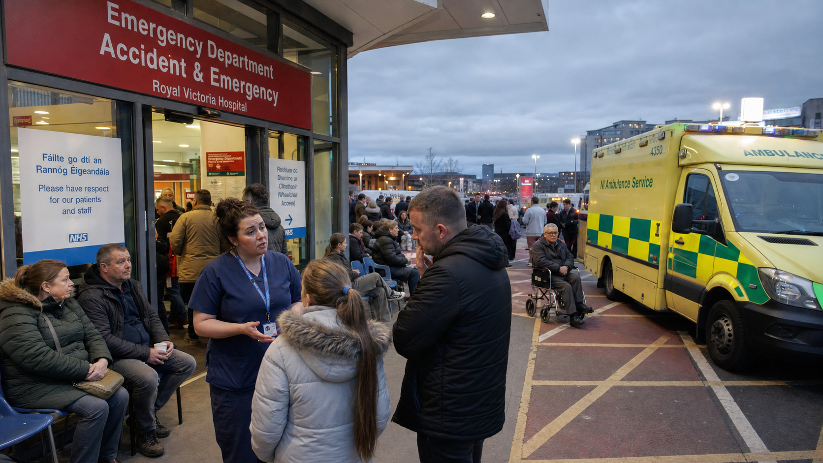 Northern Ireland Health Service in Crisis with 500,000 on Waiting Lists and A&E Waits Topping 13 Hours