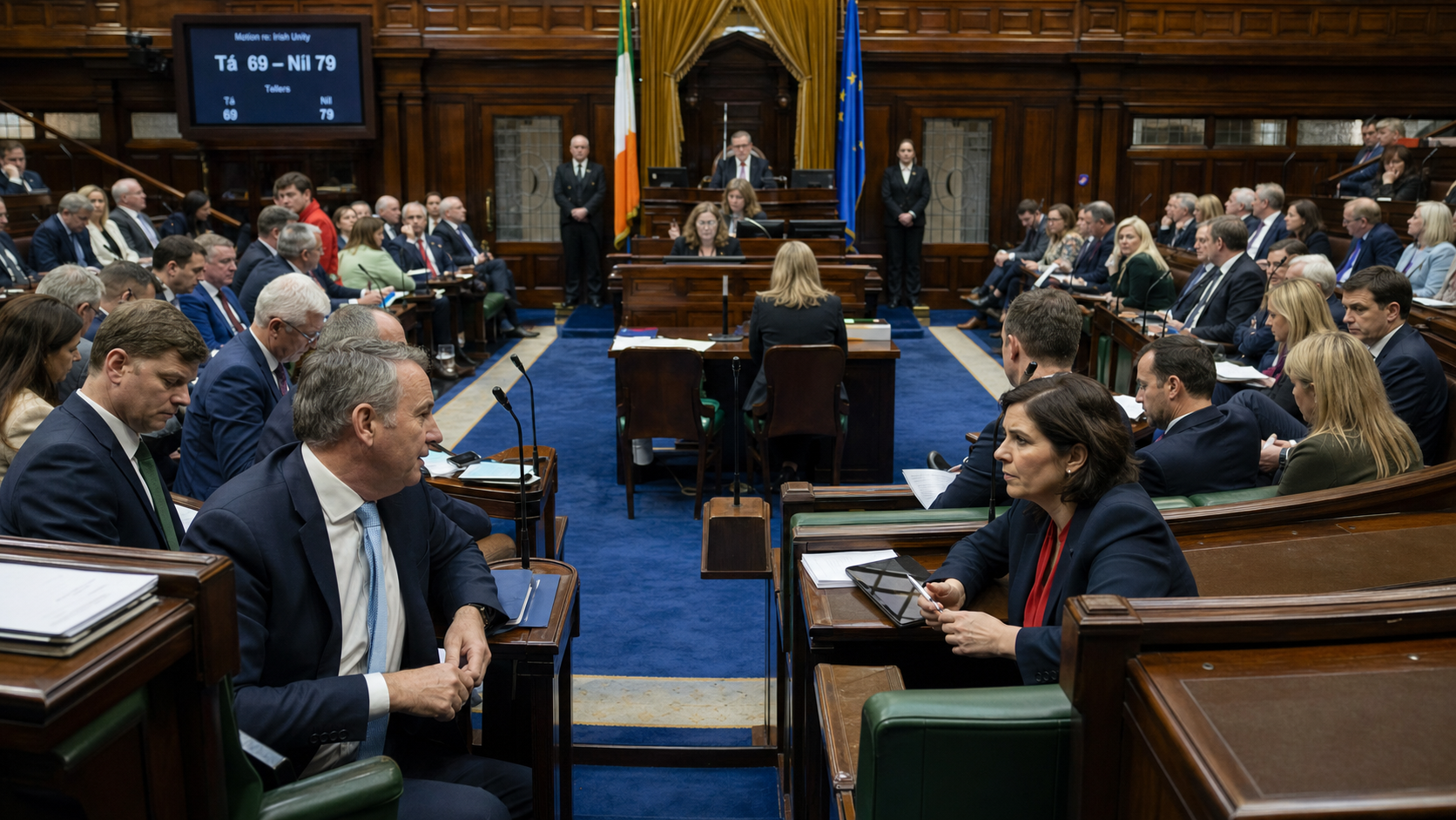 Government Defeats Sinn Féin Irish Unity Bill by 79 Votes to 69 as Coalition Labels Timelines 'Not Credible'
