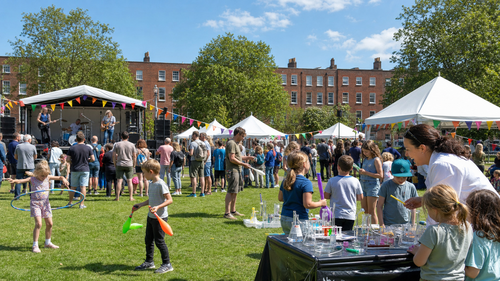 Dublin's Merrion Square Transformed for 'Heart of Creativity' Festival as City Celebrates Summer Arts Season