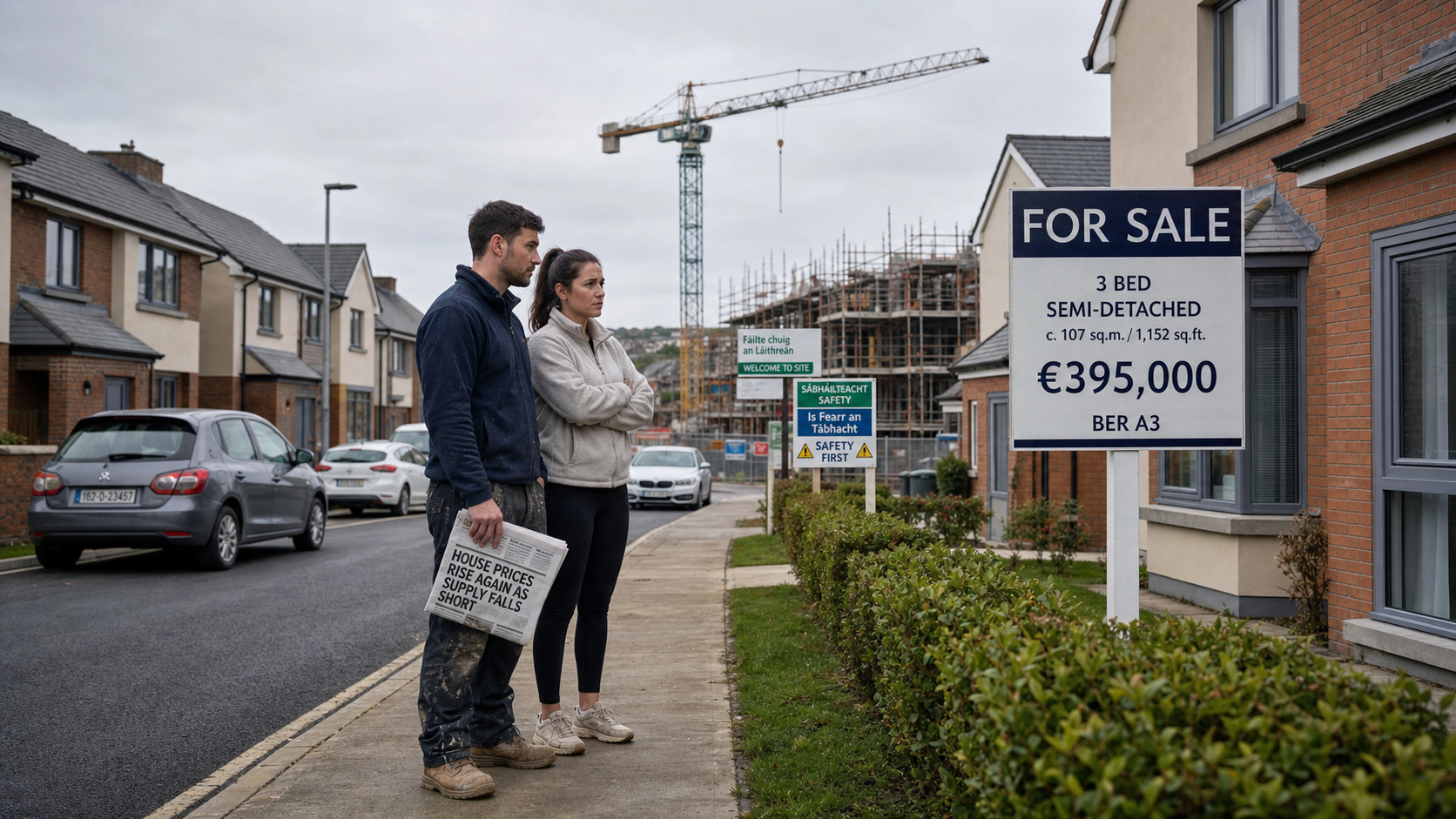 Irish Housing Market Affordability Crisis Deepens as New Homes Output Projected to Hit 40,000 Units in 2026